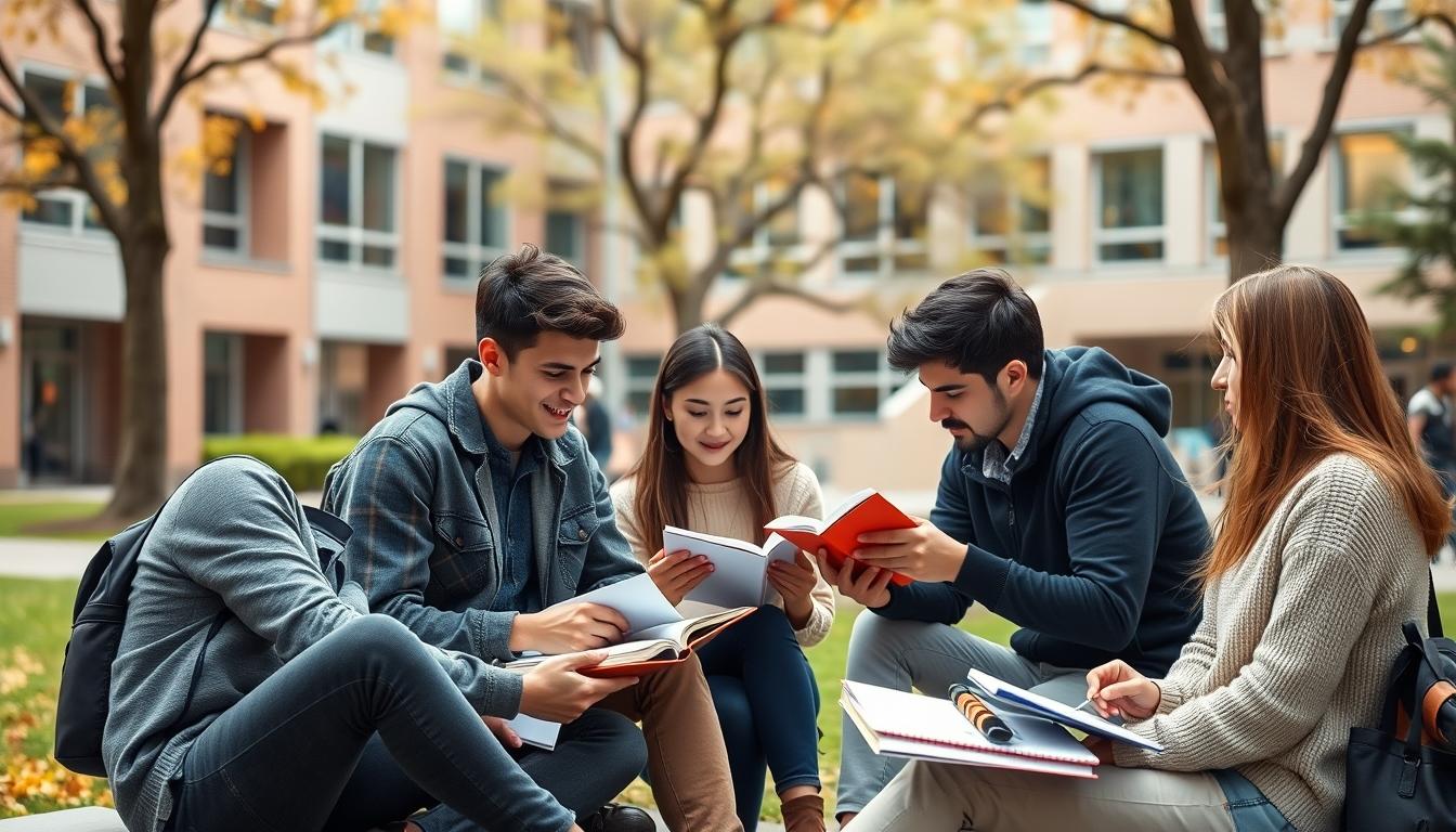 University campus and academic environment in Amsterdam