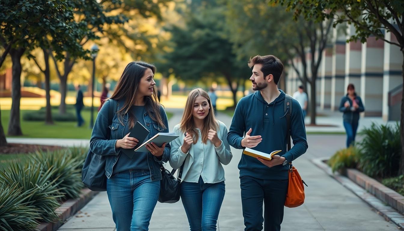 Students working in research laboratory